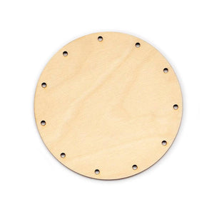 Korbboden rund, Ø 11cm für Peddigrohr 3mm - Bastelschachtel - Korbboden rund, Ø 11cm für Peddigrohr 3mm