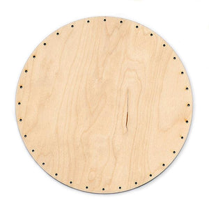 Korbboden rund, Ø 21cm für Peddigrohr 2mm - Bastelschachtel - Korbboden rund, Ø 21cm für Peddigrohr 2mm