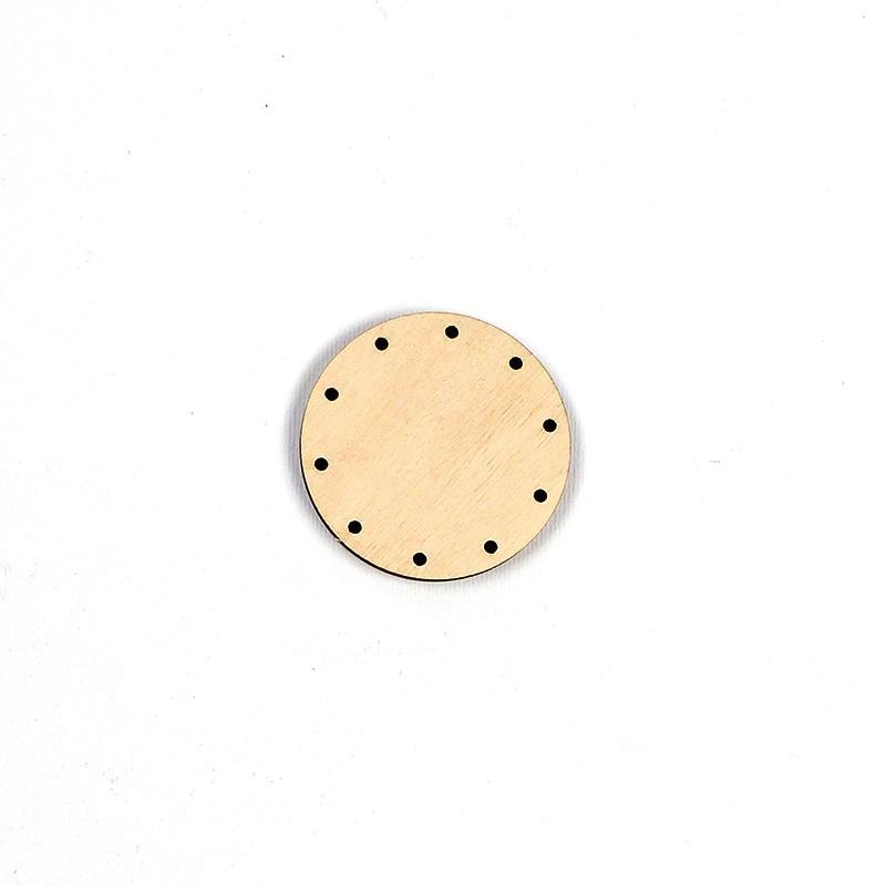 Korbboden rund, Ø 5cm für Peddigrohr 2mm - Bastelschachtel - Korbboden rund, Ø 5cm für Peddigrohr 2mm