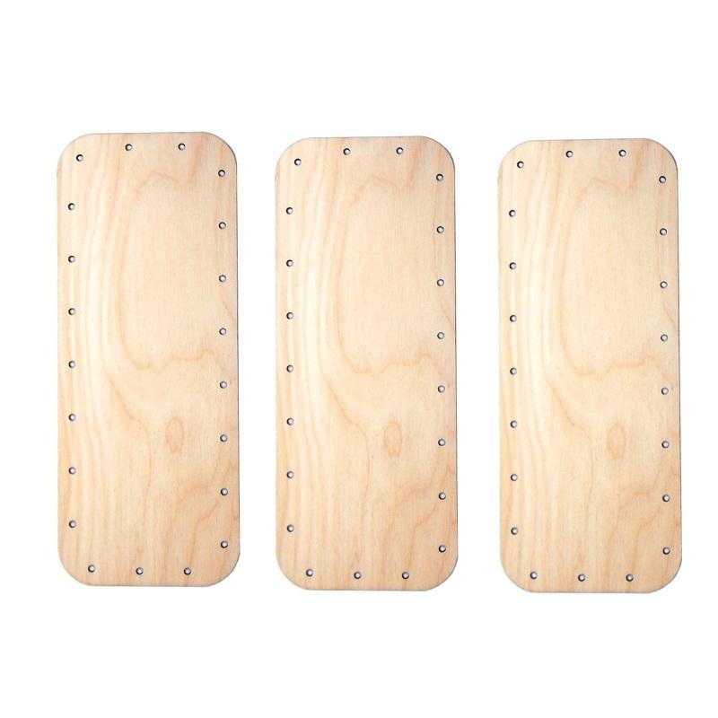 Korbboden Set eckig, 17,5x7cm für Peddigrohr 2mm, 3St. - Bastelschachtel - Korbboden Set eckig, 17,5x7cm für Peddigrohr 2mm, 3St.