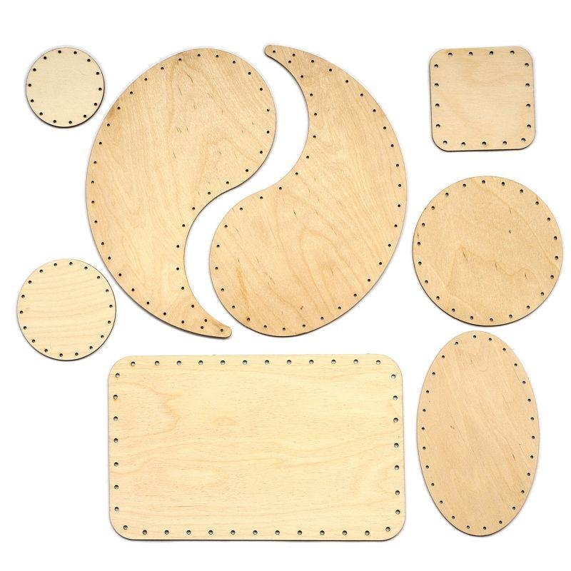 Korbboden Set gemischt, groß für Peddigrohr 2mm und 3mm - Bastelschachtel