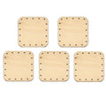 Korbboden Set Quadrat, 9x9cm, 5St. für Peddigrohr 2mm - Bastelschachtel