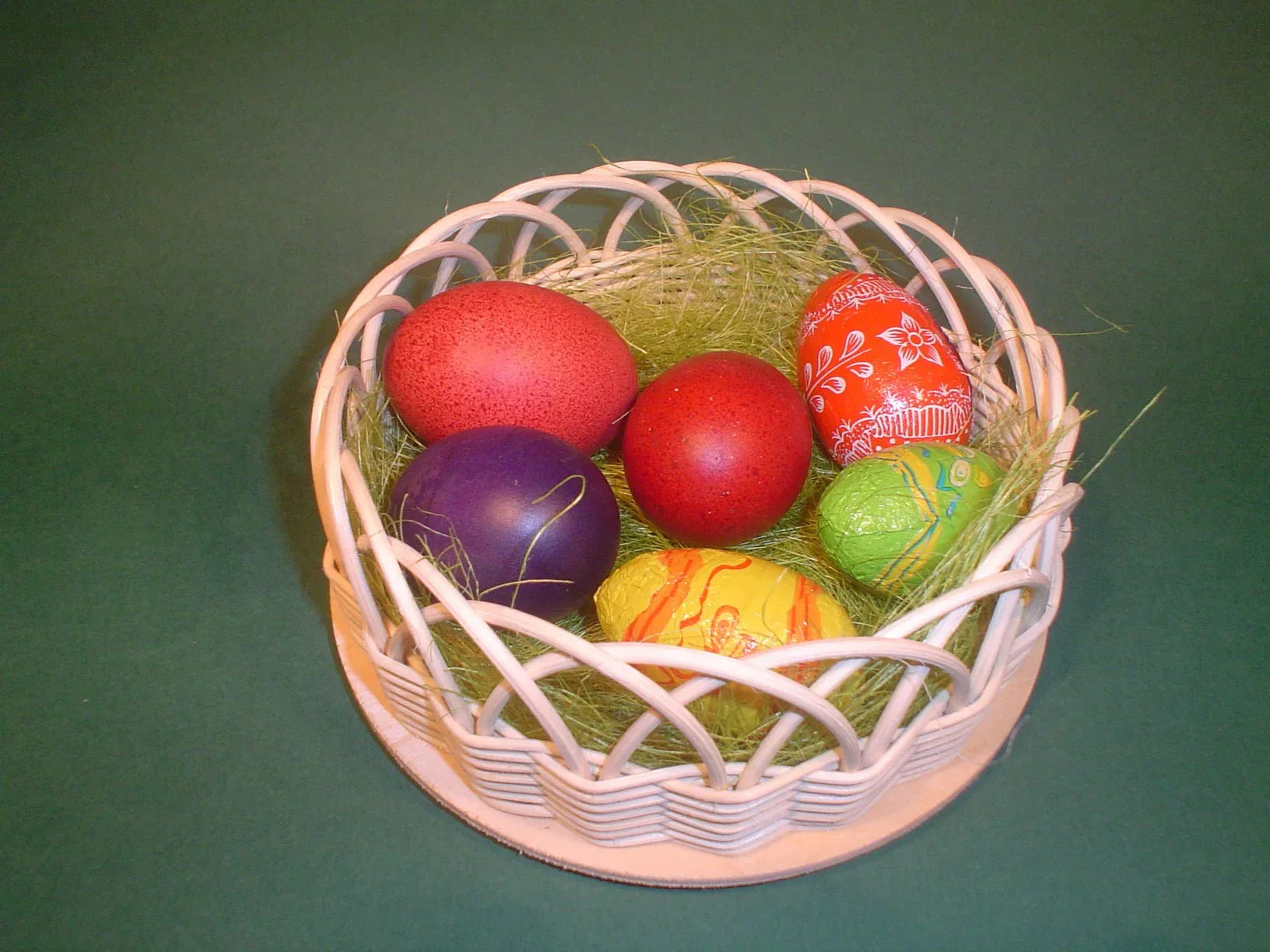 Korbboden Set rund, groß - für Peddigrohr 3mm - Bastelschachtel