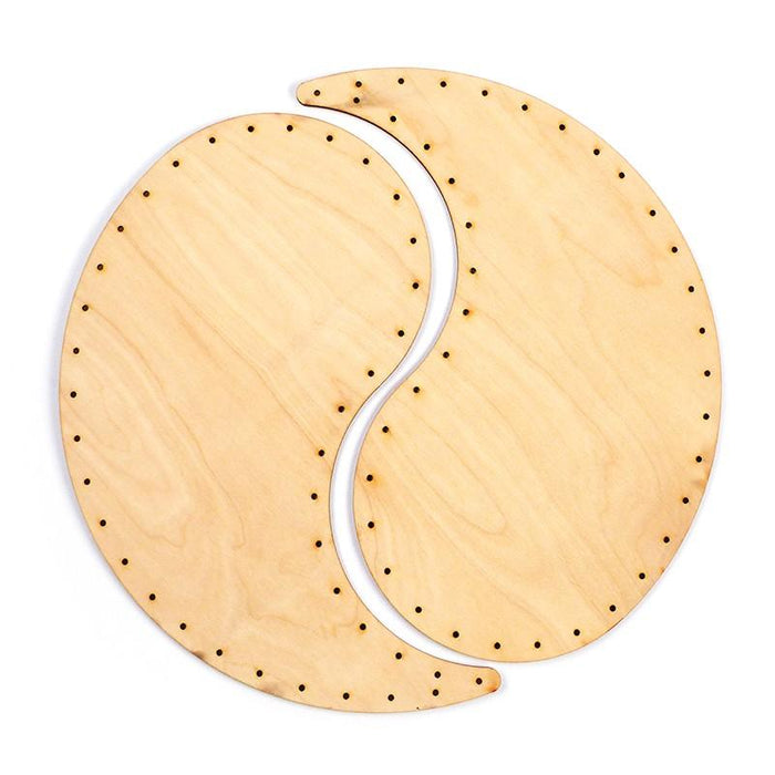 Korbboden Set yin-yang für Peddigrohr 2mm, 2 Paar