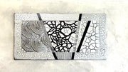 Krakelierpaste metallic 100ml - silbertürkis - Bastelschachtel