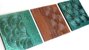 Krakelierpaste metallic 100ml - silbertürkis - Bastelschachtel