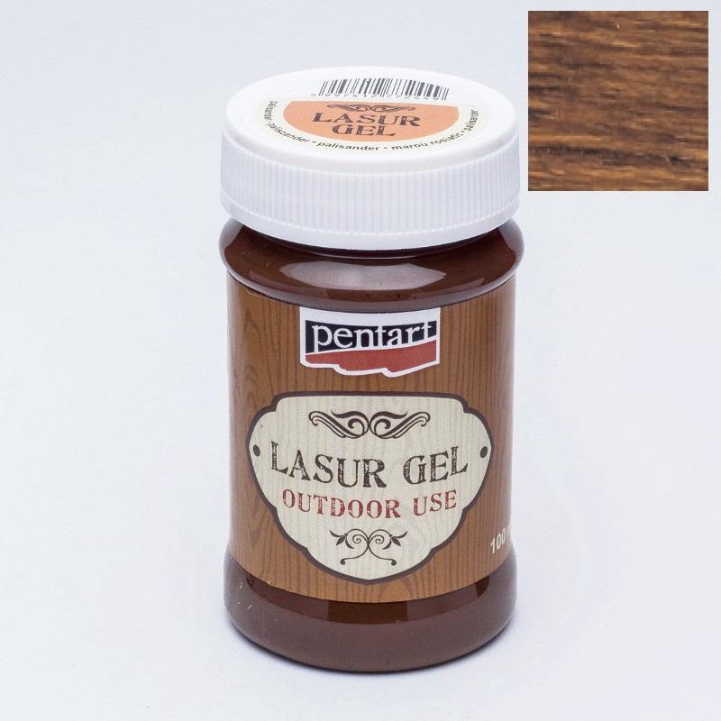 Pentart Lasurgel für Innen- und Außenbereich 100ml - palisander - Bastelschachtel - Pentart Lasurgel für Innen- und Außenbereich 100ml - palisander