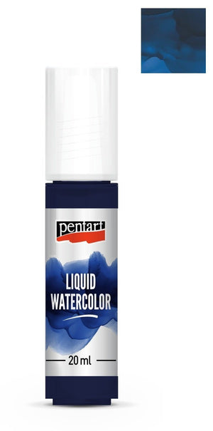 Liquid watercolor 20ml - indigo - Bastelschachtel - Liquid watercolor 20ml - indigo