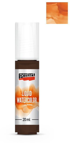 Liquid watercolor 20ml - orange - Bastelschachtel - Liquid watercolor 20ml - orange