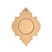 MDF Holzrahmen ornament, klein - Bastelschachtel