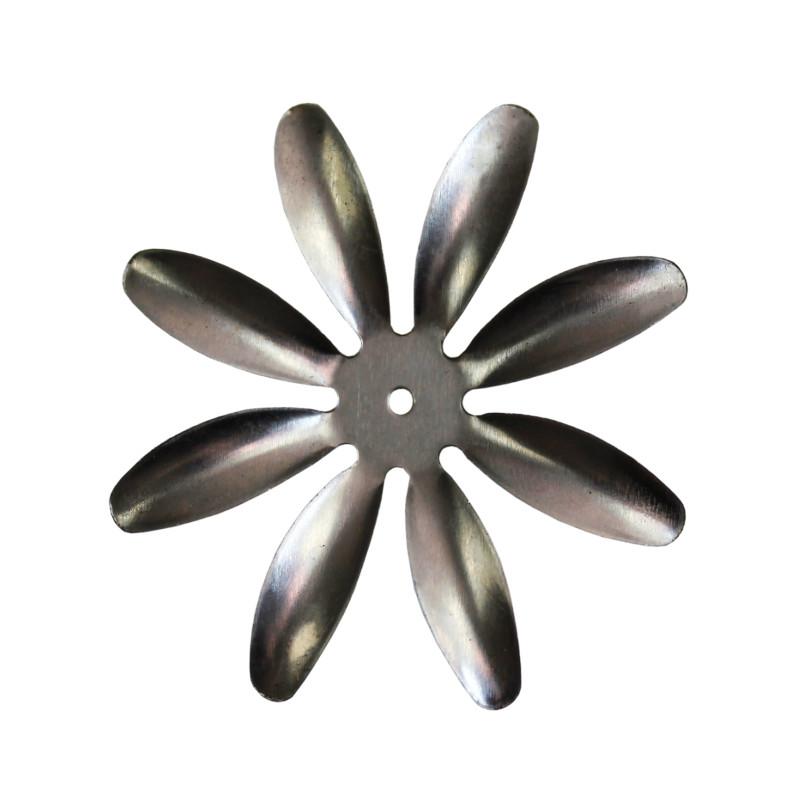 Metall Dekoelement - Blume 5cm - Bastelschachtel - Metall Dekoelement - Blume 5cm