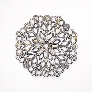 Metall Dekoelement - Ornament 4,8cm - Bastelschachtel - Metall Dekoelement - Ornament 4,8cm