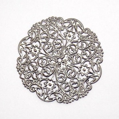 Metall Dekoelement - Ornament 5cm - Bastelschachtel - Metall Dekoelement - Ornament 5cm