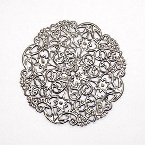 Metall Dekoelement - Ornament 5cm - Bastelschachtel - Metall Dekoelement - Ornament 5cm