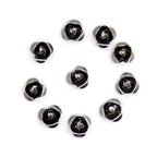 Metall Dekoelement - Rose 1,2cm - Bastelschachtel