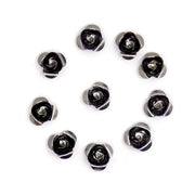 Metall Dekoelement - Rose 1,2cm - Bastelschachtel