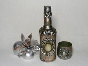 Metall Medaillon - Renaissance - 30x40mm, bronze - Bastelschachtel - Metall Medaillon - Renaissance - 30x40mm, bronze