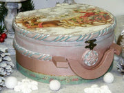 Metall Verschluss mit Riegel bronze - 5 Stück - Bastelschachtel