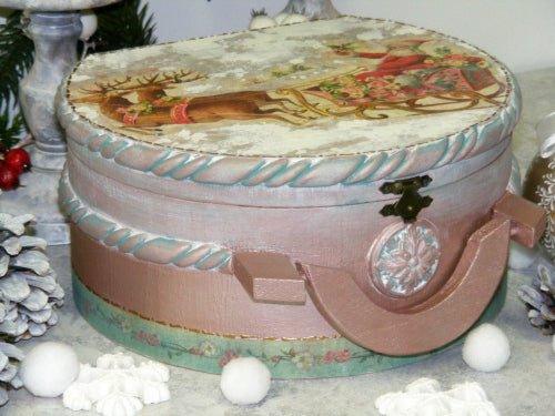 Metall Verschluss mit Riegel bronze - 5 Stück - Bastelschachtel