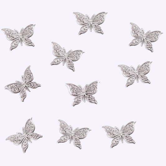 Metall Dekoelement - Schmetterling mittel - Bastelschachtel - Metall Dekoelement - Schmetterling mittel