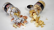 Metallflocken 100ml - Mischung M6, gold-silber - Bastelschachtel