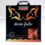 Metallfolien Set 14x14cm - bronze - Bastelschachtel