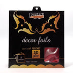 Metallfolien Set 14x14cm - rot - Bastelschachtel