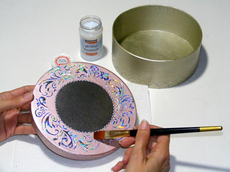 Metallic Effektfolien Set 14x14cm - Hologram galaxy - Bastelschachtel