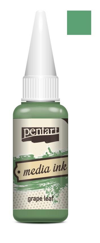 Pentart Mixed Media Tinte 20ml - grape leaf - Bastelschachtel - Pentart Mixed Media Tinte 20ml - grape leaf