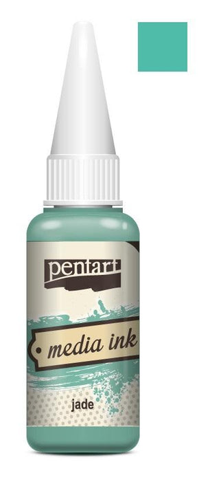 Pentart Mixed Media Tinte 20ml - jade - Bastelschachtel - Pentart Mixed Media Tinte 20ml - jade