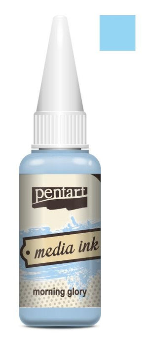 Pentart Mixed Media Tinte 20ml - morning glory - Bastelschachtel - Pentart Mixed Media Tinte 20ml - morning glory