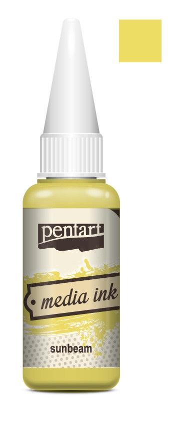 Pentart Mixed Media Tinte 20ml - sunbeam - Bastelschachtel - Pentart Mixed Media Tinte 20ml - sunbeam