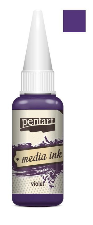 Pentart Mixed Media Tinte 20ml - violet - Bastelschachtel - Pentart Mixed Media Tinte 20ml - violet