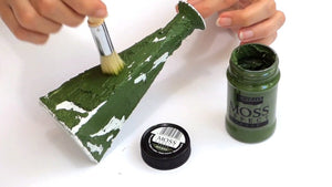 Moos-Effekt-Paste 100ml - dunkelgrün - Bastelschachtel - Moos-Effekt-Paste 100ml - dunkelgrün