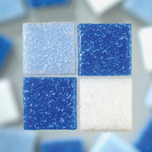 Mosaix Pro Mosaik - blau mix 10x10mm - Bastelschachtel - Mosaix Pro Mosaik - blau mix 10x10mm