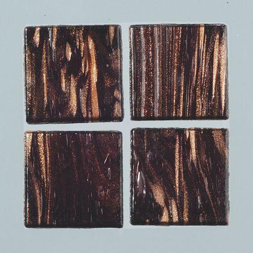 Mosaix Pro Mosaik - Goldline schwarz 20x20mm - Bastelschachtel