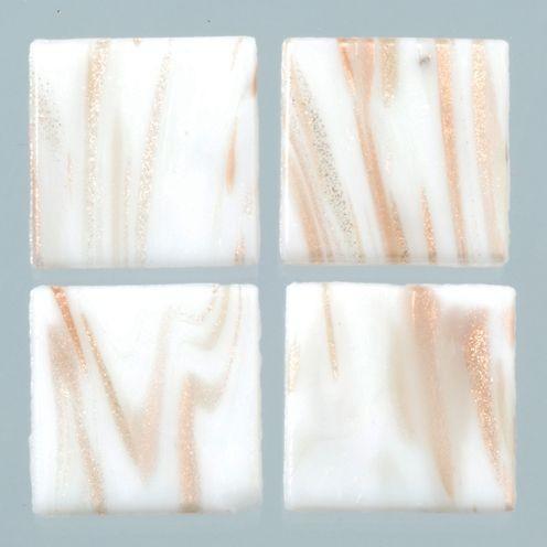 Mosaix Pro Mosaik - Goldline weiß 10x10mm - Bastelschachtel