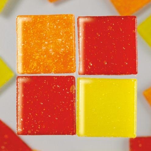 Mosaix Pro Mosaik - rot mix 20x20mm - Bastelschachtel