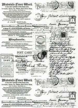 Motiv Transparentpapier A4 - Postcard - Bastelschachtel - Motiv Transparentpapier A4 - Postcard