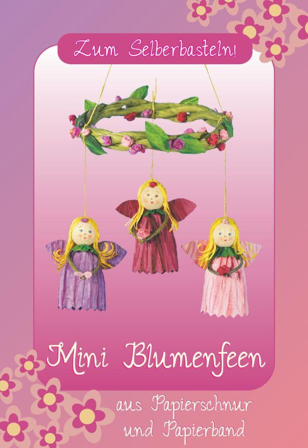 Papierband Set - Mini Blumenfeen - Bastelschachtel - Papierband Set - Mini Blumenfeen