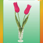 Papierband Set - Tulpen - Bastelschachtel