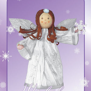 Papierband Set - Winterfee - Bastelschachtel - Papierband Set - Winterfee