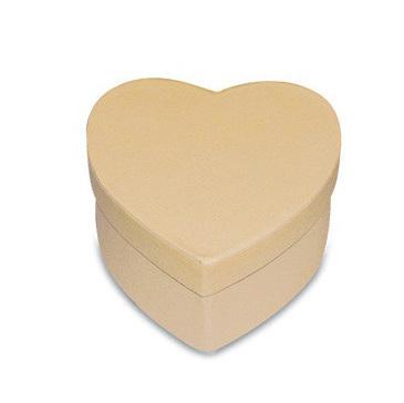 Pappschachtel - Herz mittel, 8x8x4,5cm - Bastelschachtel - Pappschachtel - Herz mittel, 8x8x4,5cm