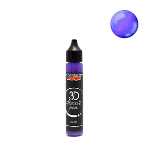 Pentart 3D Decor Pen 30ml - amethyst lila - Bastelschachtel - Pentart 3D Decor Pen 30ml - amethyst lila