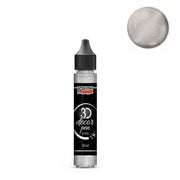 Pentart 3D Decor Pen 30ml - glitter silber - Bastelschachtel