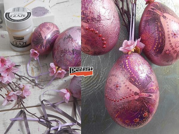 Pentart 3D Decor Pen 30ml - glitter silberrosa - Bastelschachtel