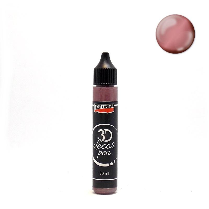 Pentart 3D Decor Pen 30ml - kupferrot - Bastelschachtel - Pentart 3D Decor Pen 30ml - kupferrot