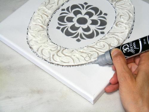 Pentart 3D Decor Pen 30ml - kupferrot - Bastelschachtel - Pentart 3D Decor Pen 30ml - kupferrot