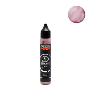 Pentart 3D Decor Pen 30ml - rosagold - Bastelschachtel - Pentart 3D Decor Pen 30ml - rosagold