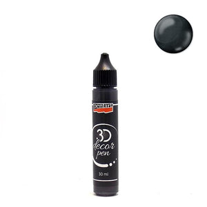 Pentart 3D Decor Pen 30ml - schwarz - Bastelschachtel - Pentart 3D Decor Pen 30ml - schwarz